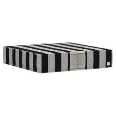 Cojín de suelo Block (negro y gris)