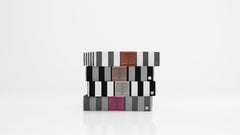 Block Floor Cushion (Black&White)