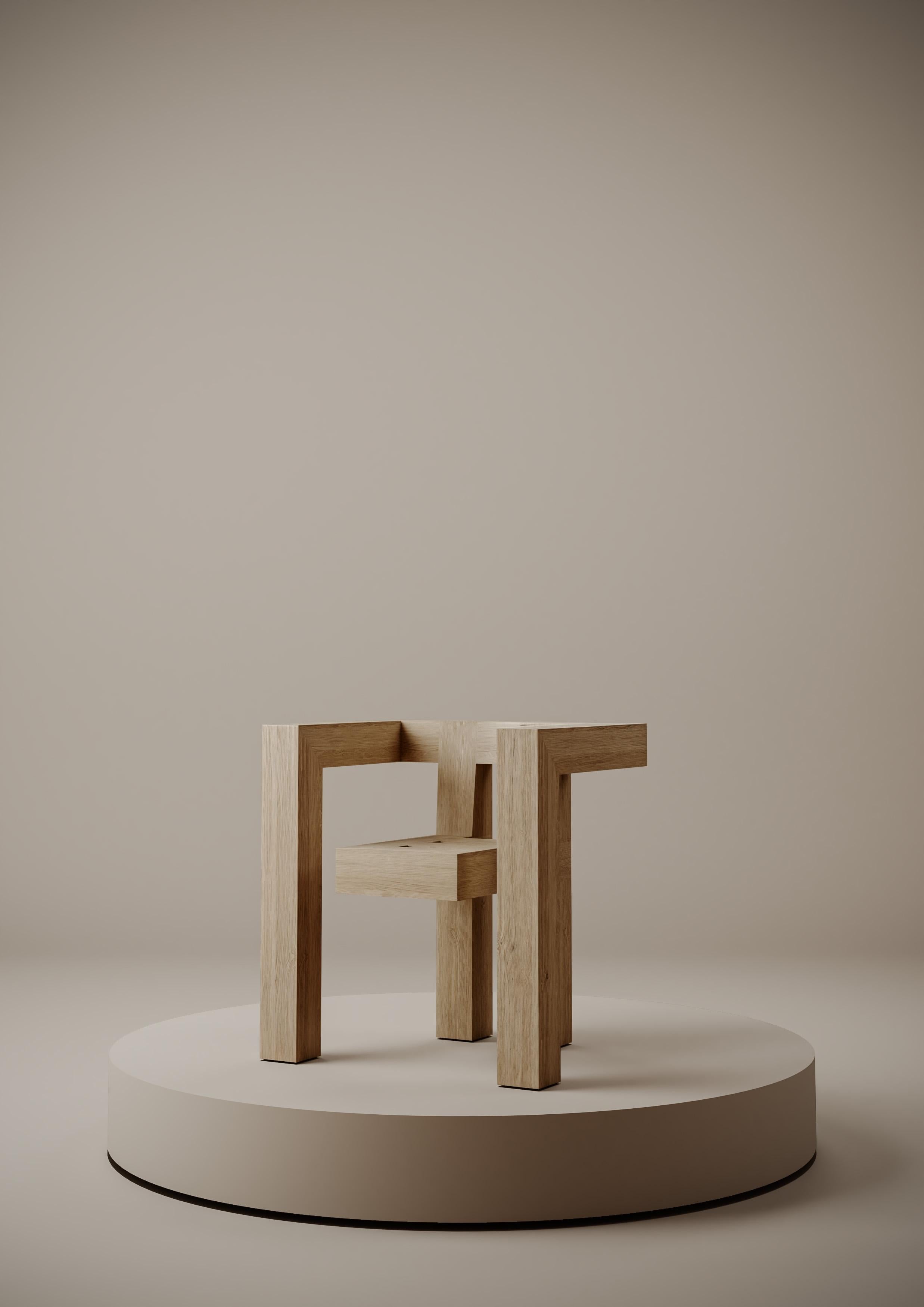 XXI secolo e contemporaneo Block Chair by designed Adriane Escarfullery in vendita