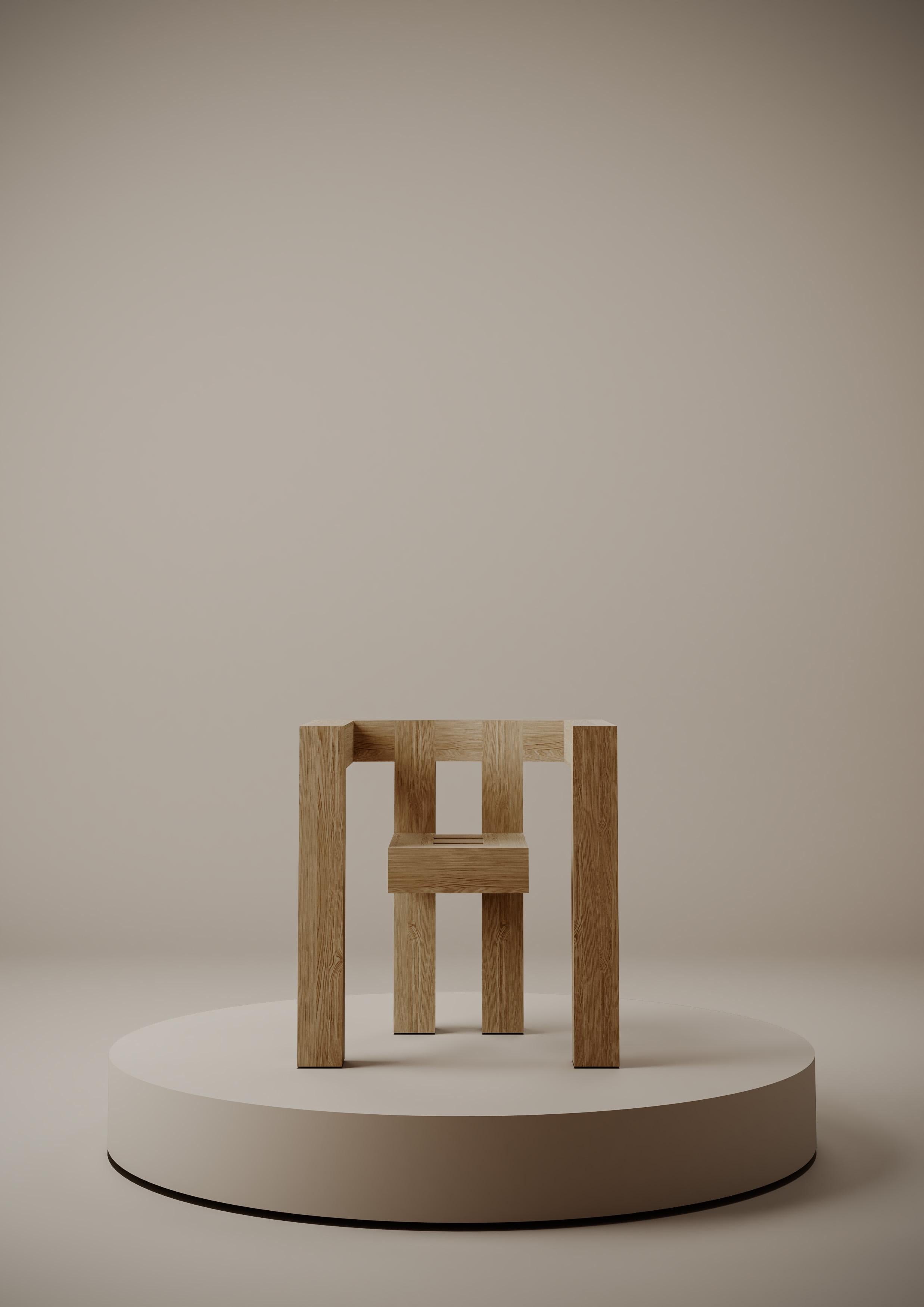 Frassino Block Chair by designed Adriane Escarfullery in vendita