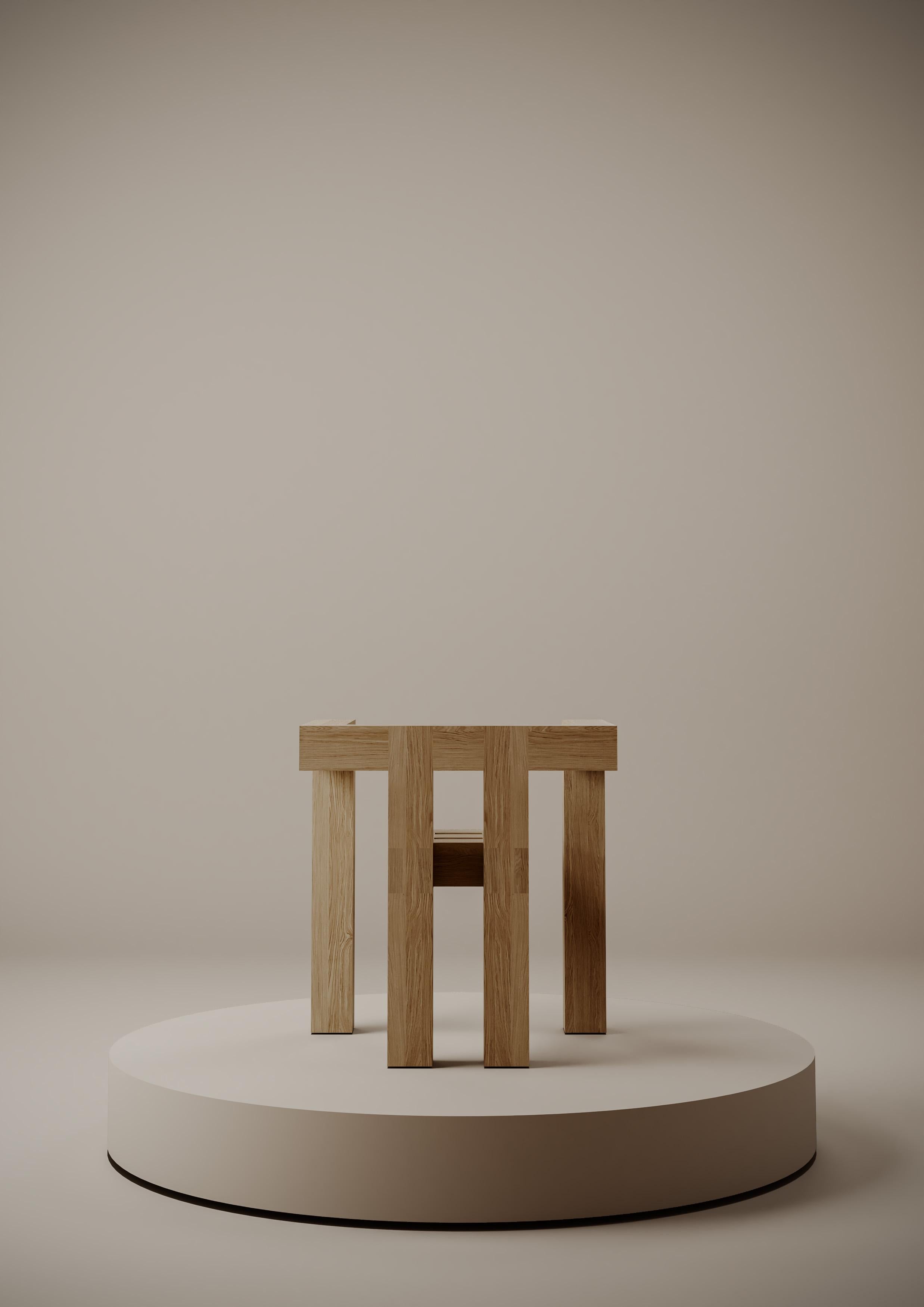 Block Chair by designed Adriane Escarfullery in vendita 2