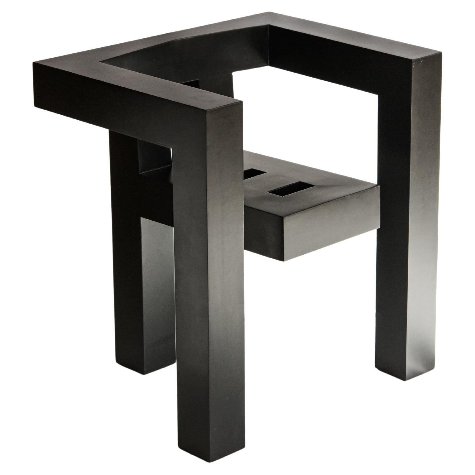 Block Chair by designed Adriane Escarfullery in vendita