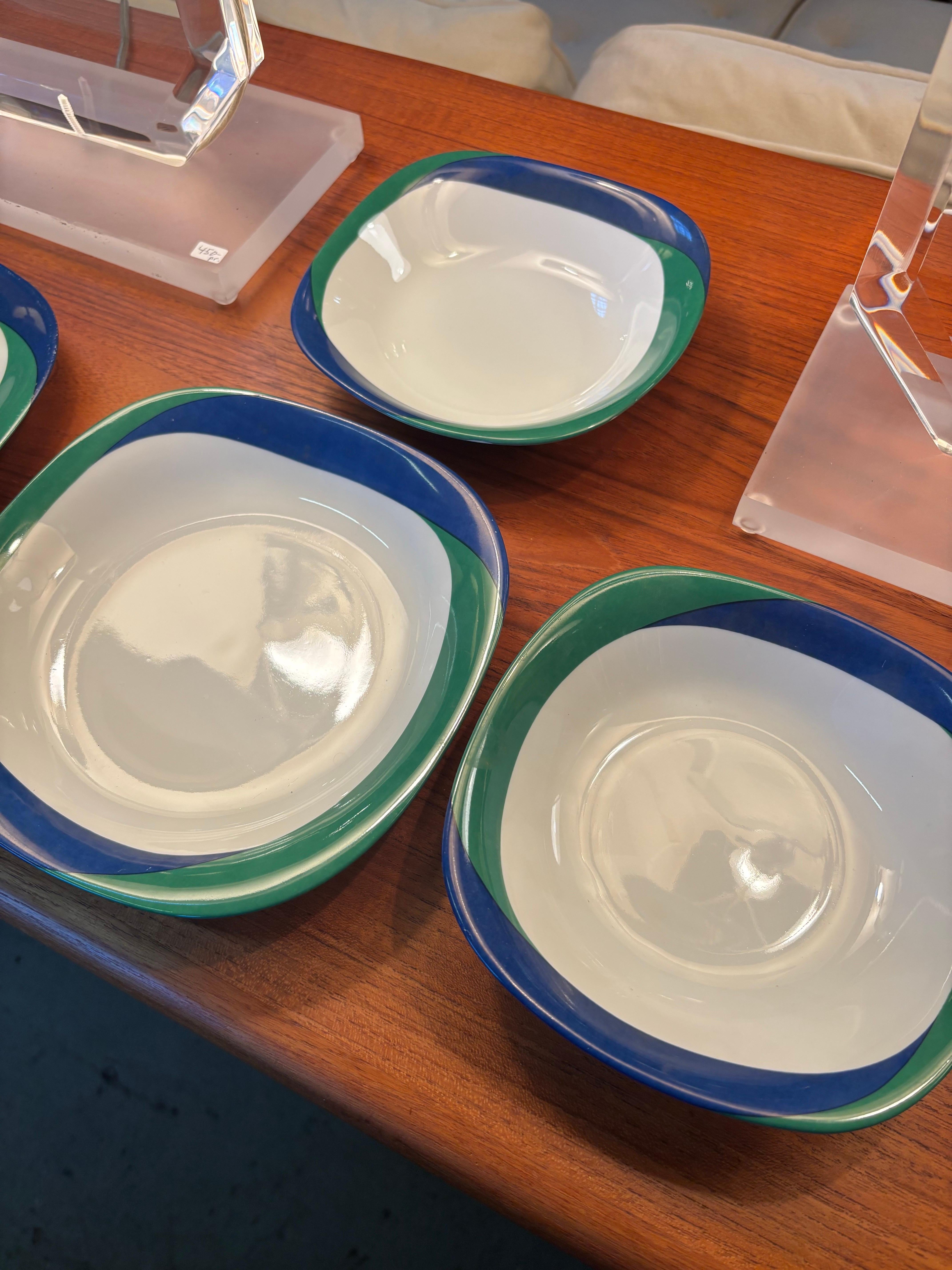 Suisse Bloc Germany Study in Squares Dinnerware Set en vente