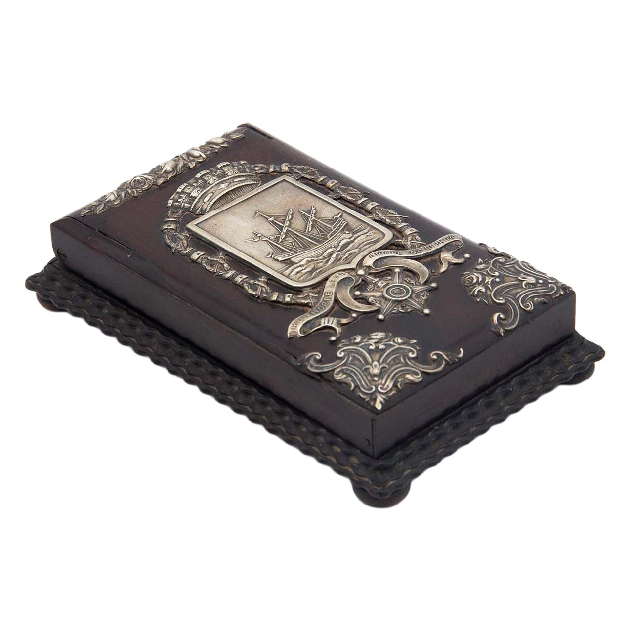 Block holder in rosewood