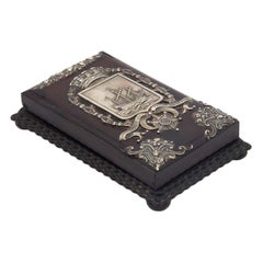 Block holder in rosewood