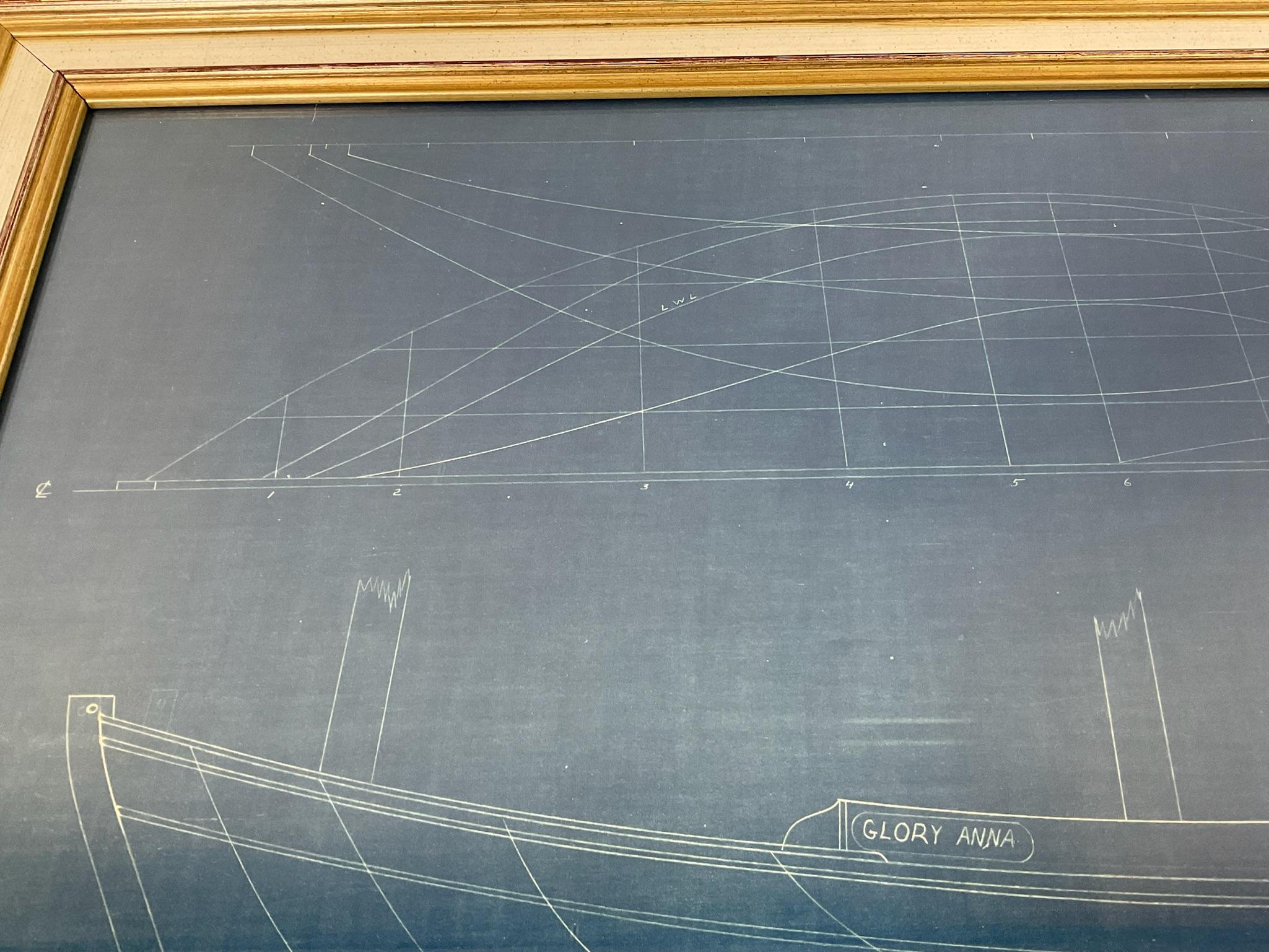 Block Island Boat Blueprint from Wickford R.I. For Sale 2