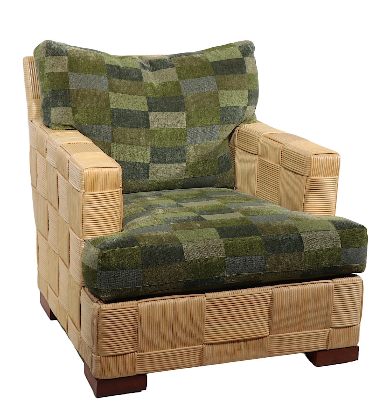 Fauteuil Club Block Island de John Hutton pour Donghia, années 1990  en vente 10