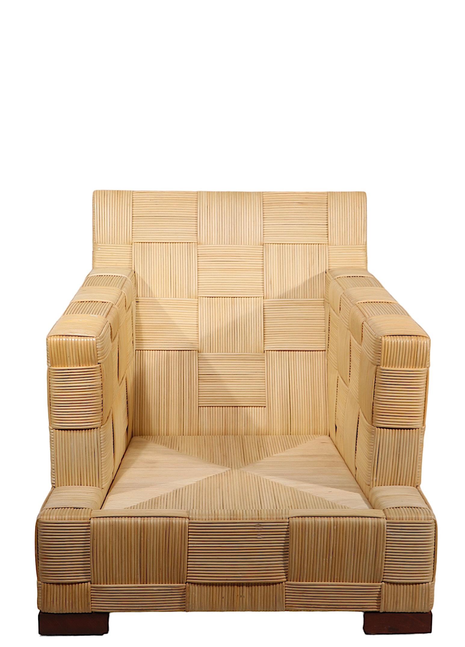 Block Island Club Chair by John Hutton for Donghia c 1990's  For Sale 12