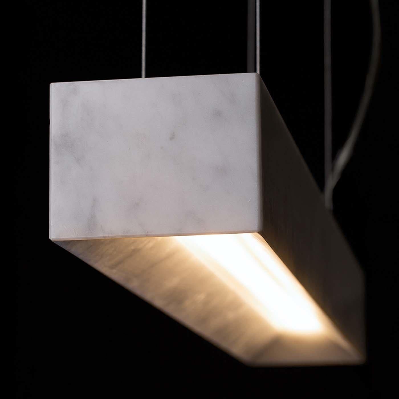 Block Long Suspension Lamp by Gerardo Mari In New Condition In Milan, IT