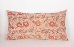Block Printed Cotton Pillow Cover, Uzbekistan, 1930s