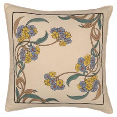 Funda de cojín interior con estampado de bloques - 20x20 pulg.