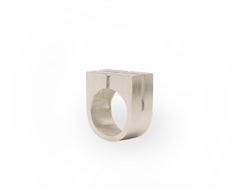 Block Ring in Sterling Silver 925 by Alejandra Campos Taylor