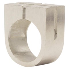 Block Ring in Sterling Silver 925 by Alejandra Campos Taylor