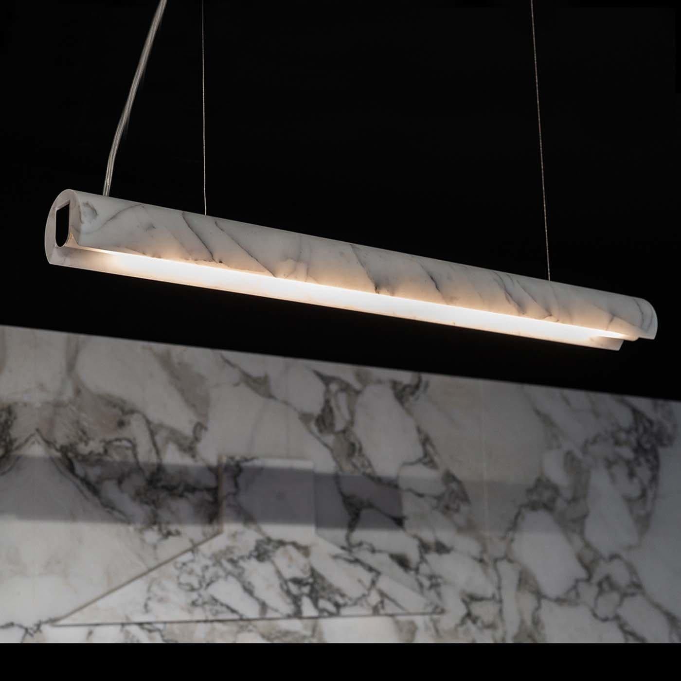 Block Round Suspension Lamp by Matteo Leorato In New Condition In Milan, IT