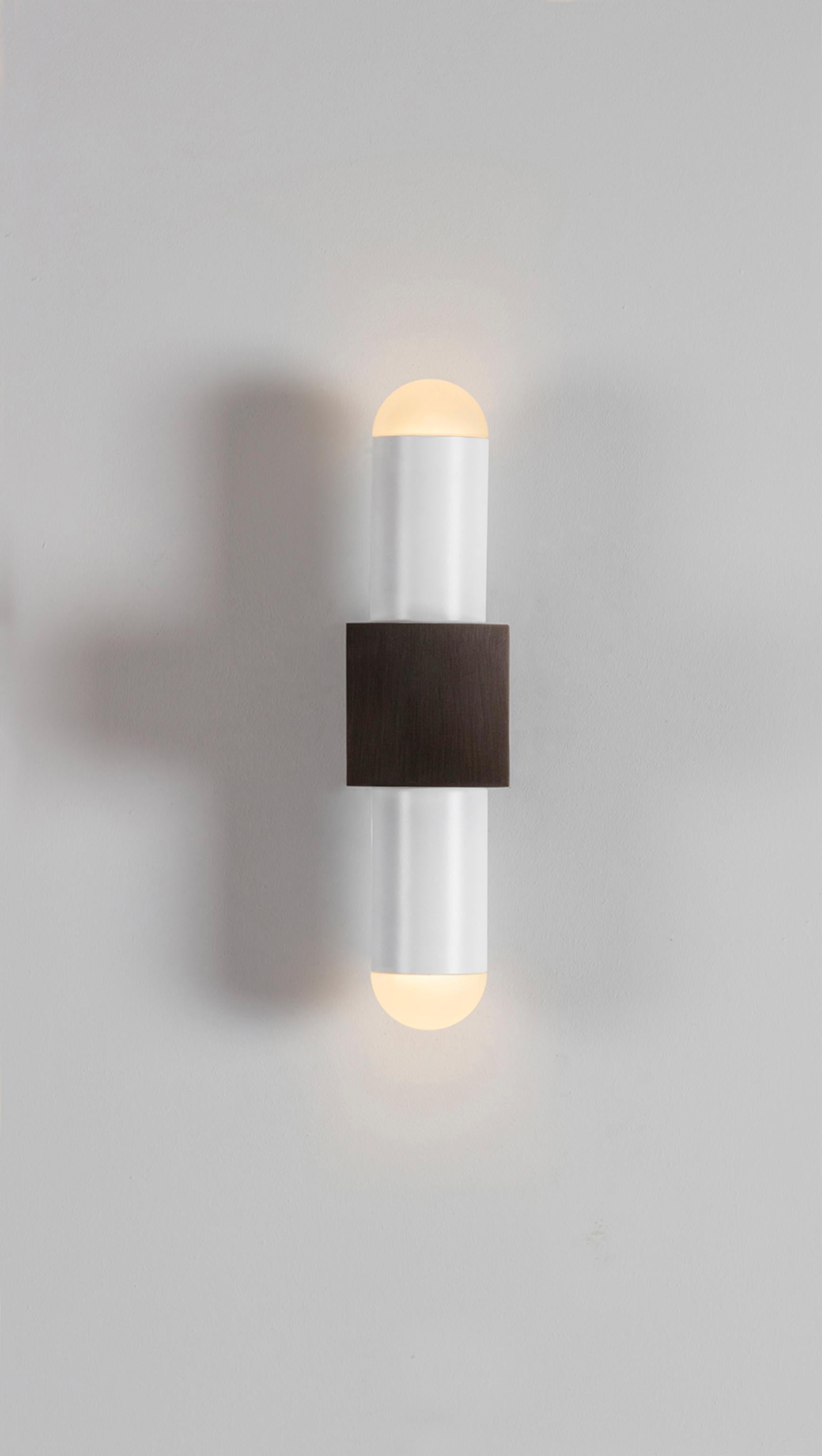 Post-Modern Block Wall Lamp by Square in Circle For Sale