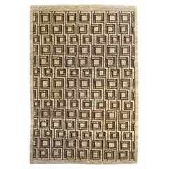 Orley Shabahang "Blocks" Art Deco Persian Rug, 6x9
