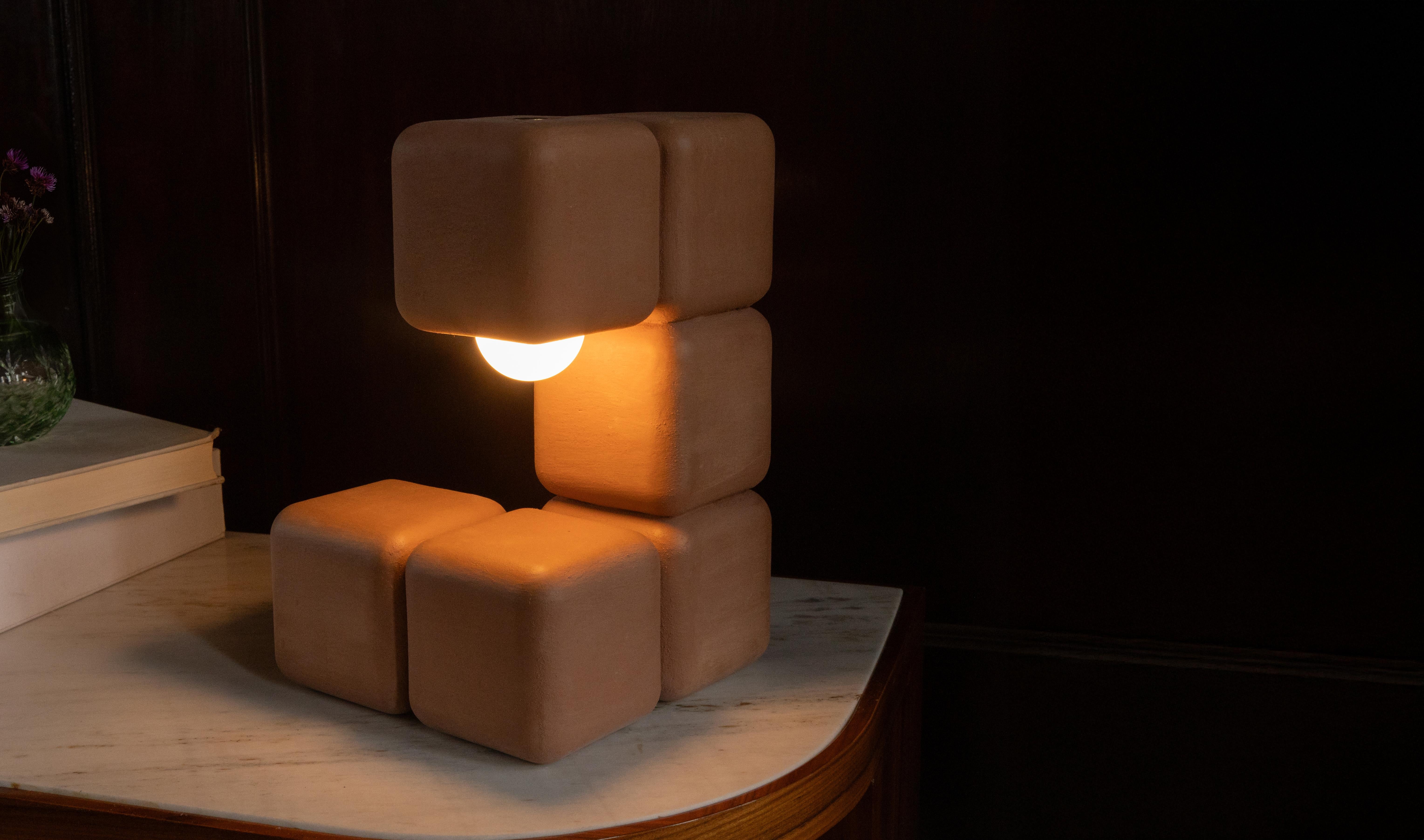 Ceramica Lampada da tavolo Blocky in vendita