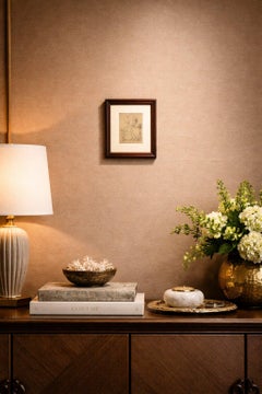 Bloemaert Style Figure Study – Man with Jug, 18thC Dutch Etching, Van den Bosch