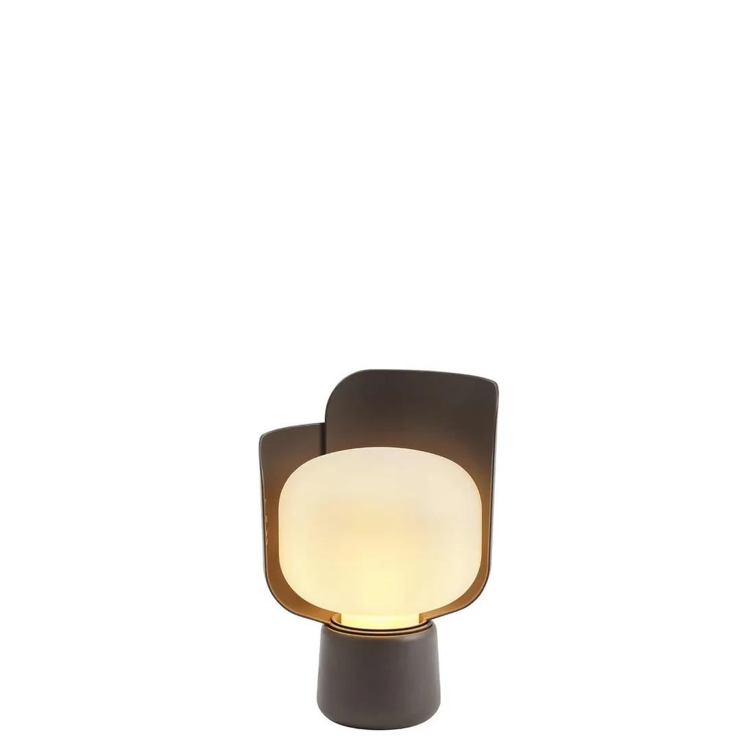 Italian Blom - Medium Table Lamp - Dark Gray - Fontana Arte By Andreas Engesvik For Sale
