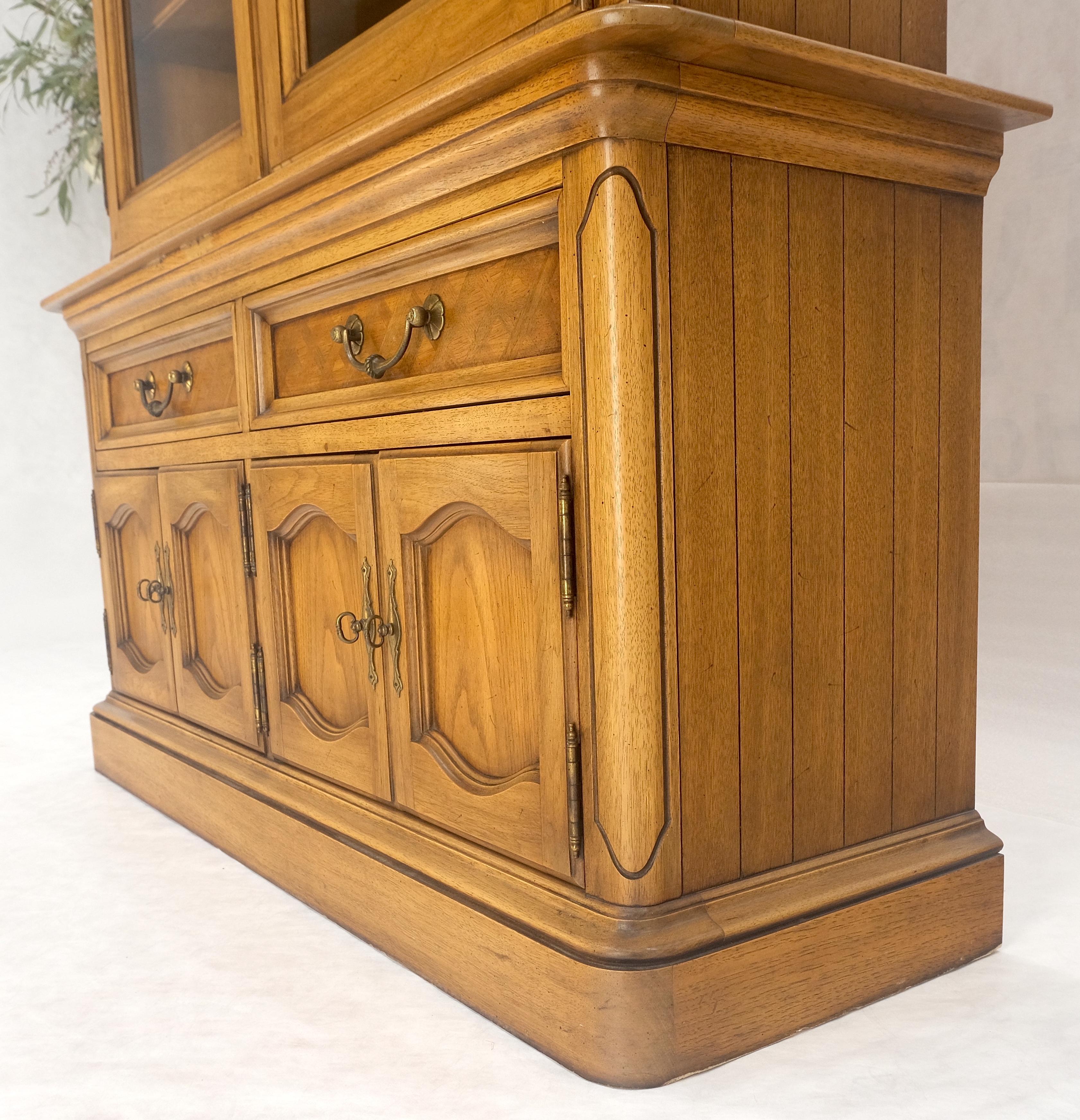 American Blond Wood Dome Shape Top Two Doors 54