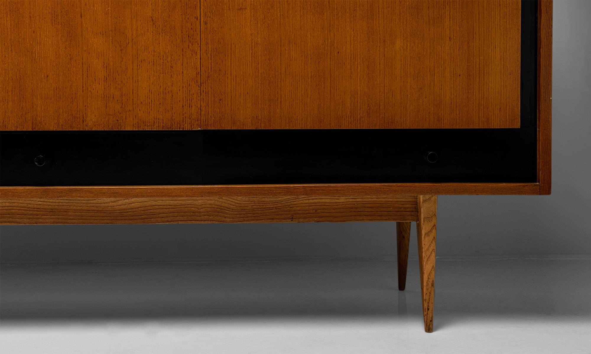 Blonde Ash Enfilade by Charles Ramos, France circa 1950 4