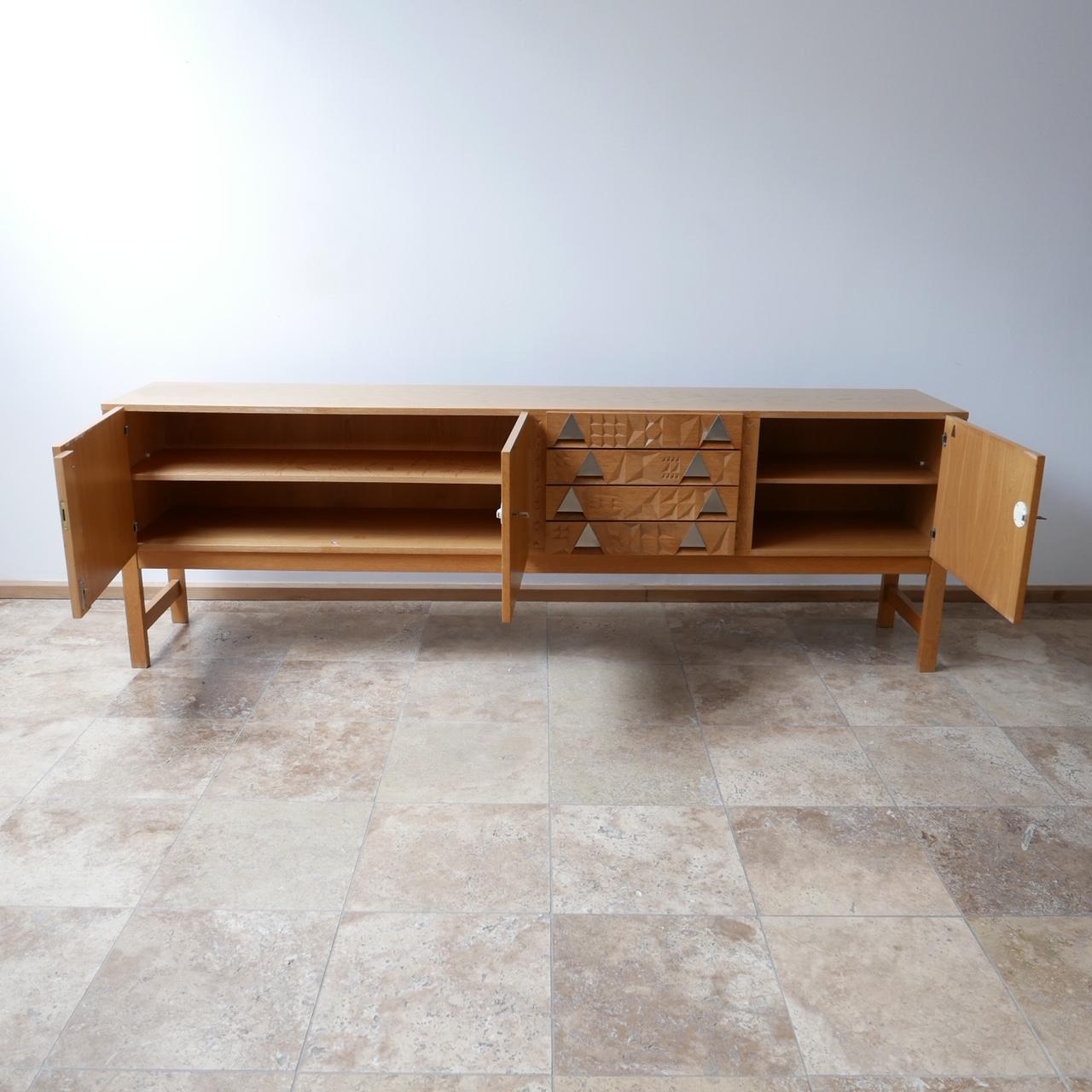 Blonde French Midcentury Credenza/Sideboard 4