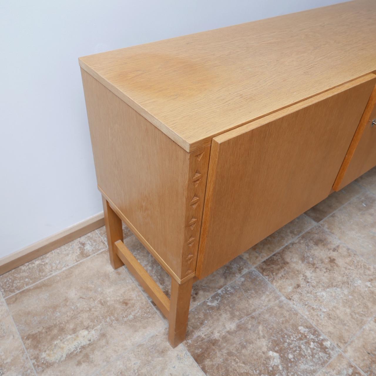 Blonde French Midcentury Credenza/Sideboard 6