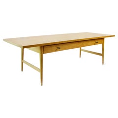 Blonde Paul McCobb Planner Group for Winchendon Cocktail Table with Drawer