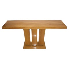 Blonde Satinwood Console Table