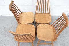 Blonde Tapiovara Style Spindle Back Dining Chair