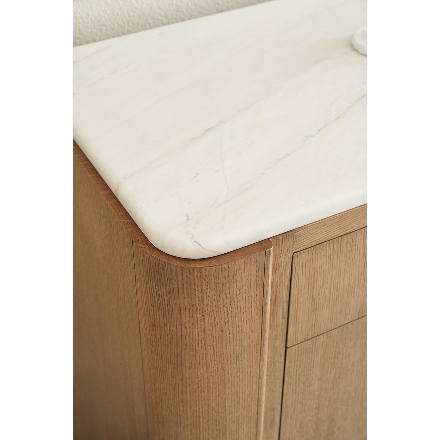 Blondes Bio-Modern-Buffet-Sideboard aus Holz (Metall) im Angebot