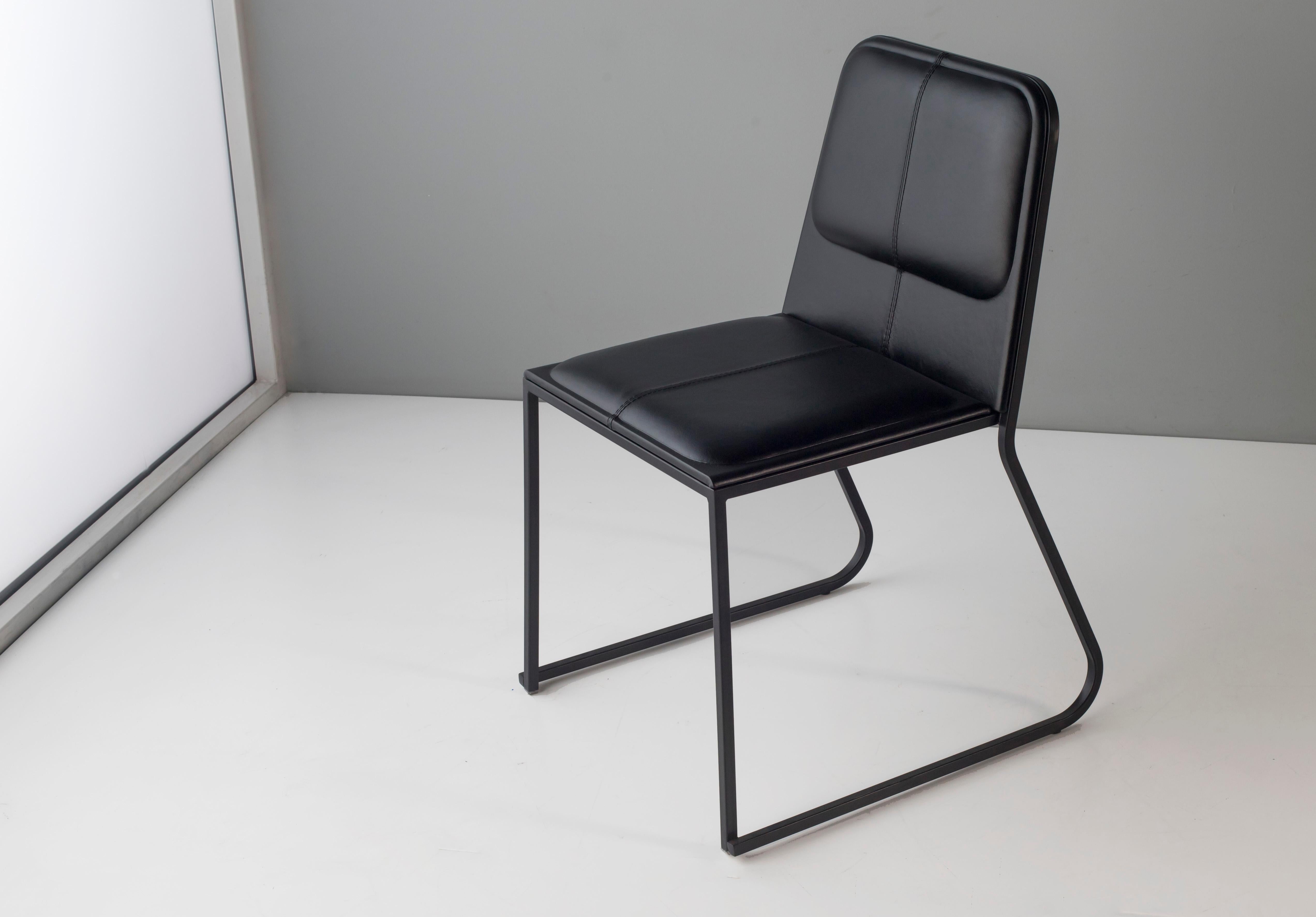 Brazilian Bloo Chair with Arms by Doimo Brasil For Sale