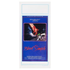 Blood Simple 1985 Italian Locandina Film Poster