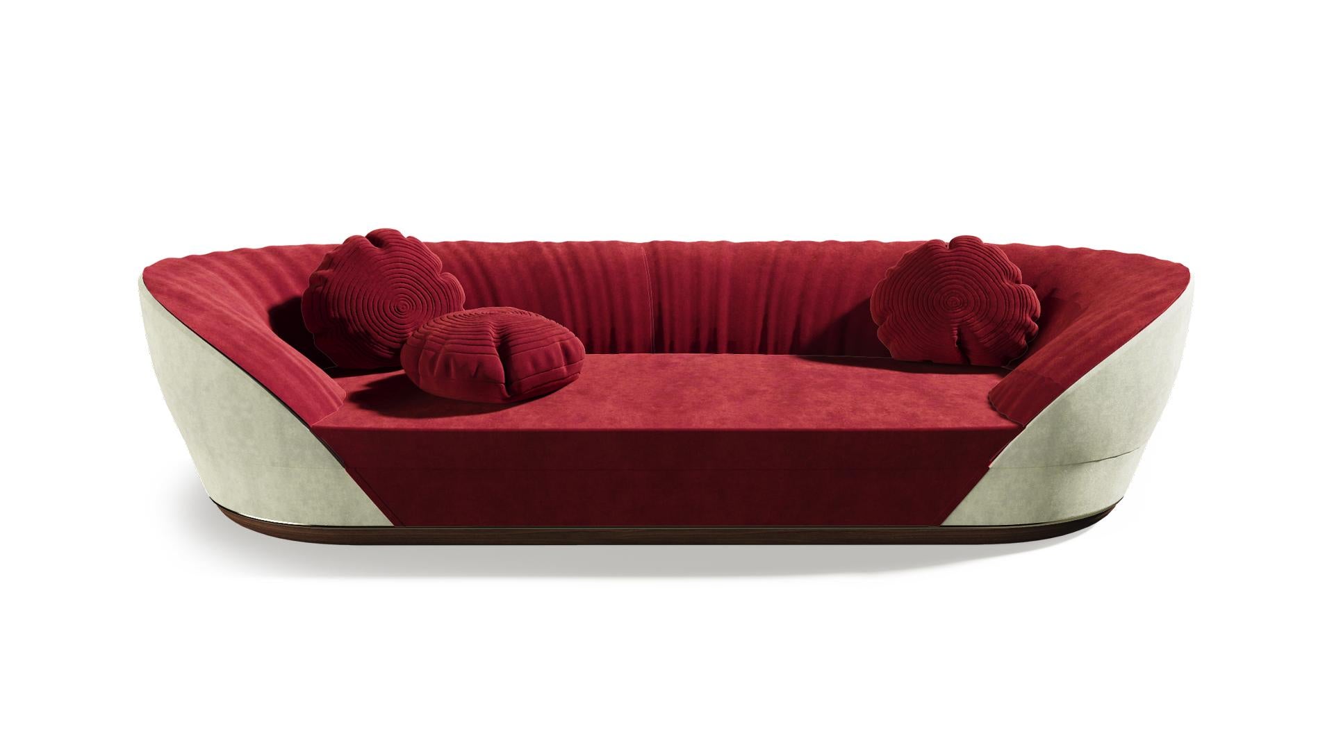 Bloodfalls Sofa by Alma De Luce For Sale