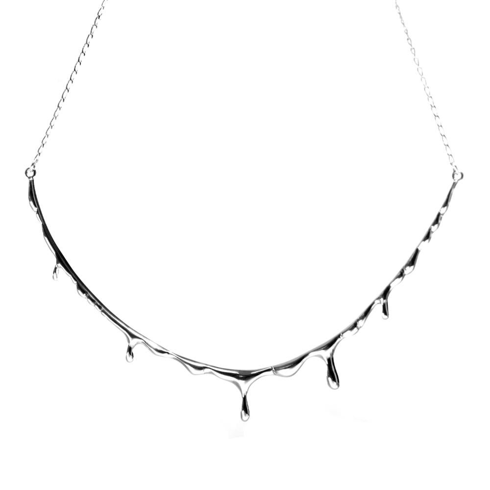 Made to order Bloody Necklace

Made in .950 sterling silver
Chain length 11.8”
17 grams of silver
Includes identification tag

Jewelry should say… “Hello, I’m clever and witty and stylish” rather than “Hello, I’m rich”. One of our staple pieces and