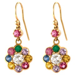 Orecchini a fiore in oro 18ct Bloom