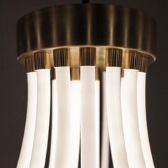 Bloom Chandelier in Brass by Morghen Studio