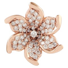 Bloom Diamond 18 Karat Gold Pendant Necklace