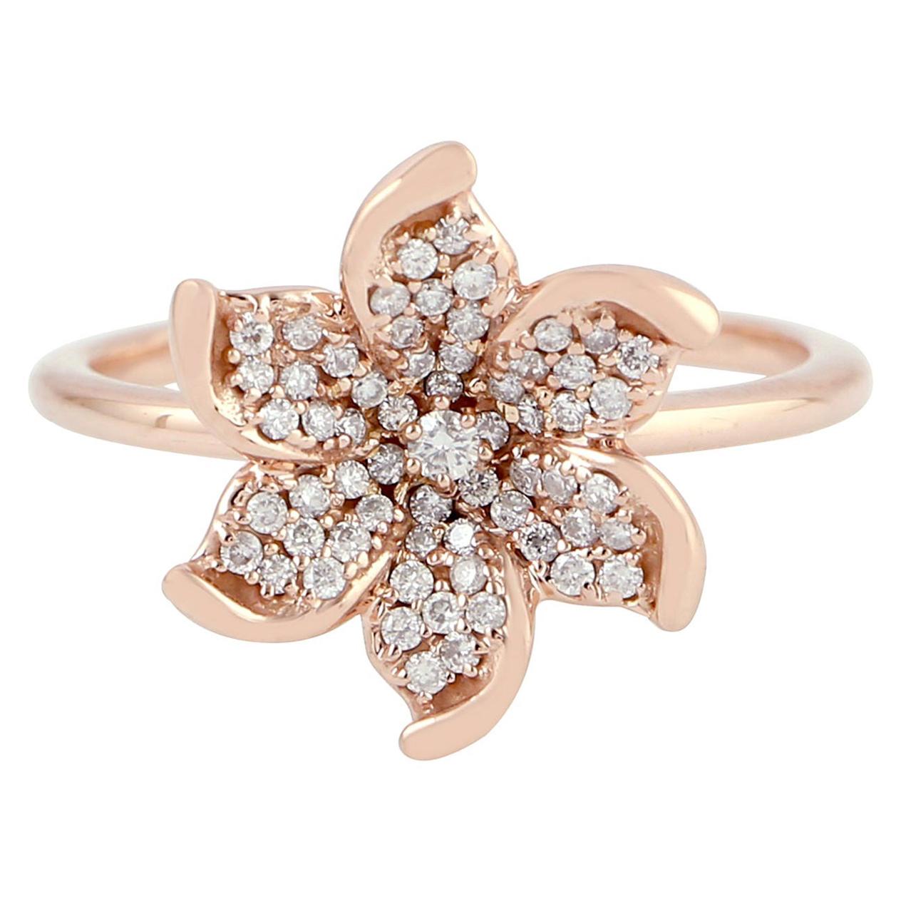 For Sale:  Bloom Diamond 18 Karat Gold Ring