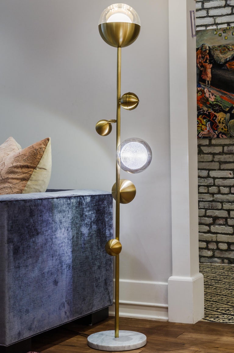 Bloom Floor Lamp Blown Glass by Shakuff For Sale at 1stDibs