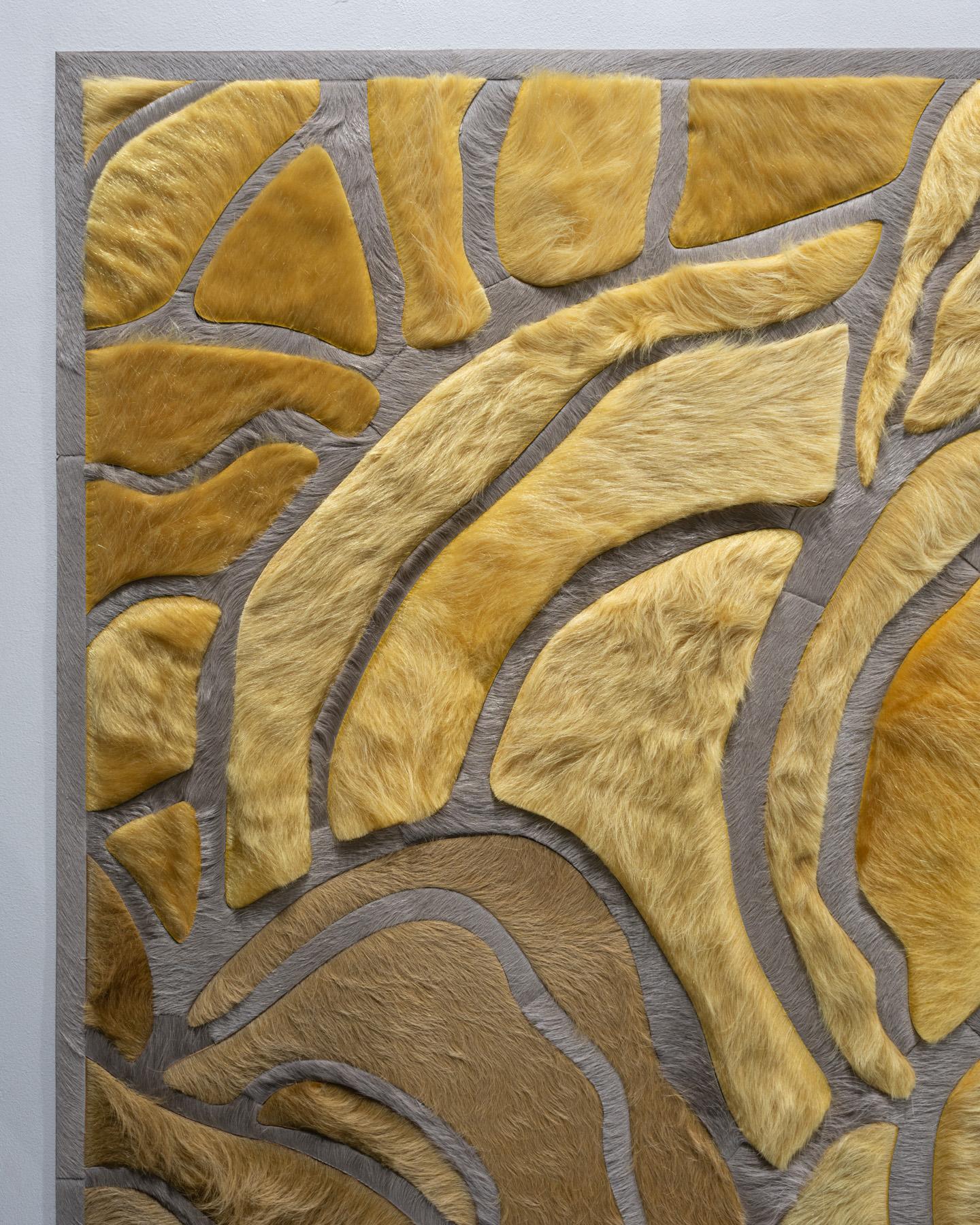 Tappeto Bloom Hide di Marc Thee in giallo In condizioni Nuovo in vendita a Austin, TX
