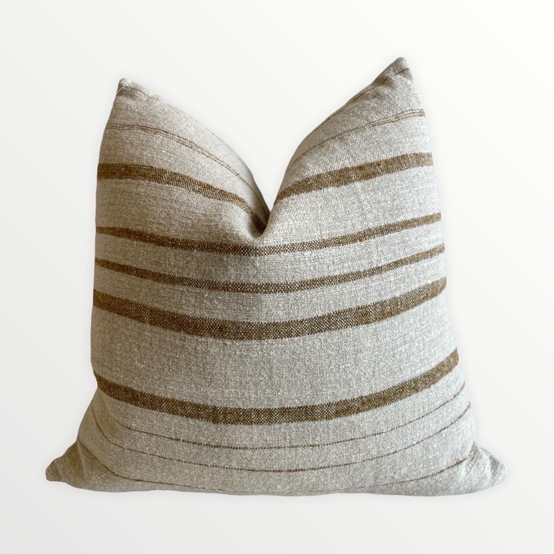 Bloom Home Inc Belgian Linen and Cotton Pillow For Sale 5