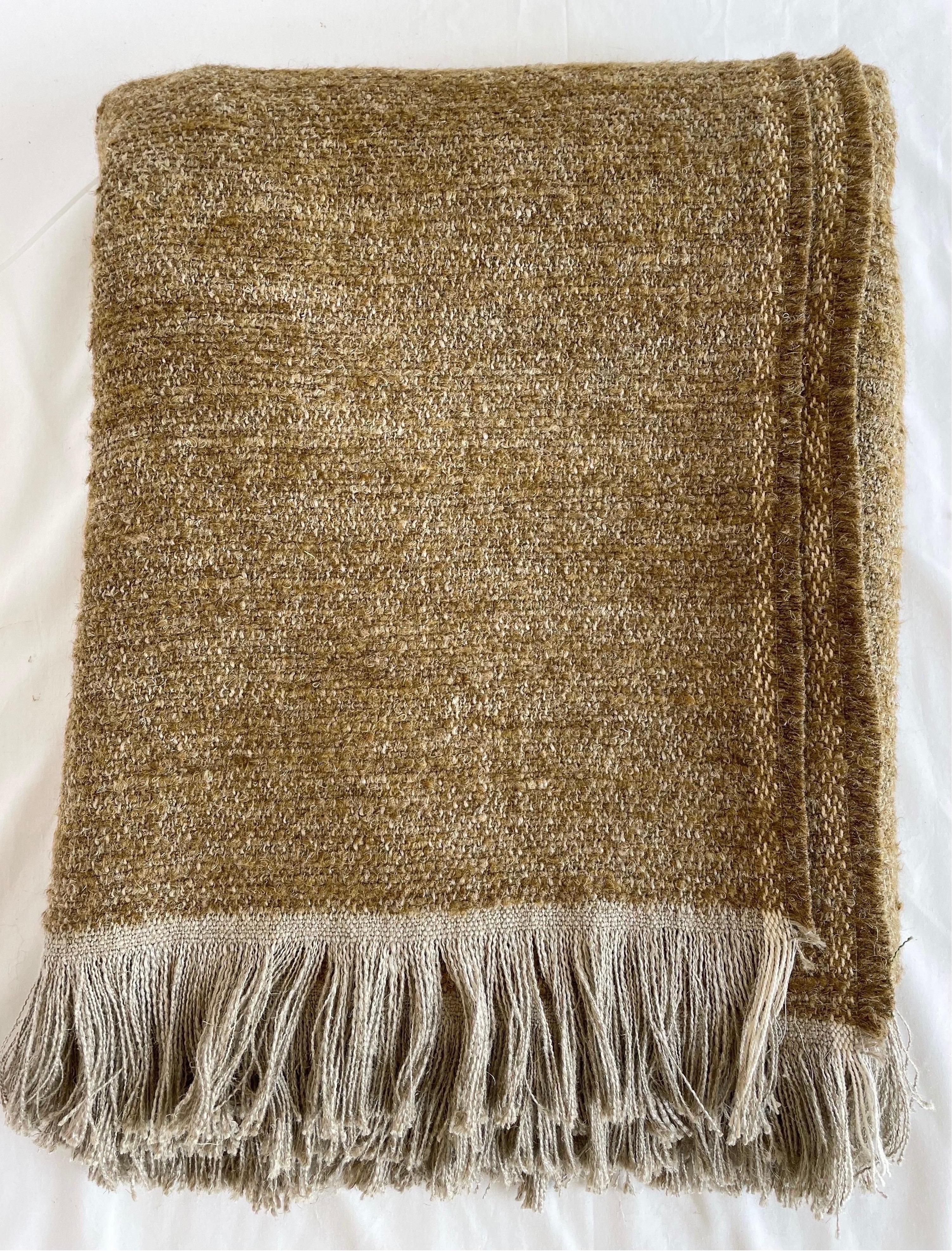 Woven in Belgium using traditional weaving techniques, Bloom Home Inc Nasha features a Belgian Linen warp and alternating Belgian Linen/Mixed Fiber weft. The alternating wefts create a subtle stripe that plays with both texture and color. If this