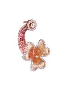 Bloom Hoops Gold Earrings by Kahana Jewels