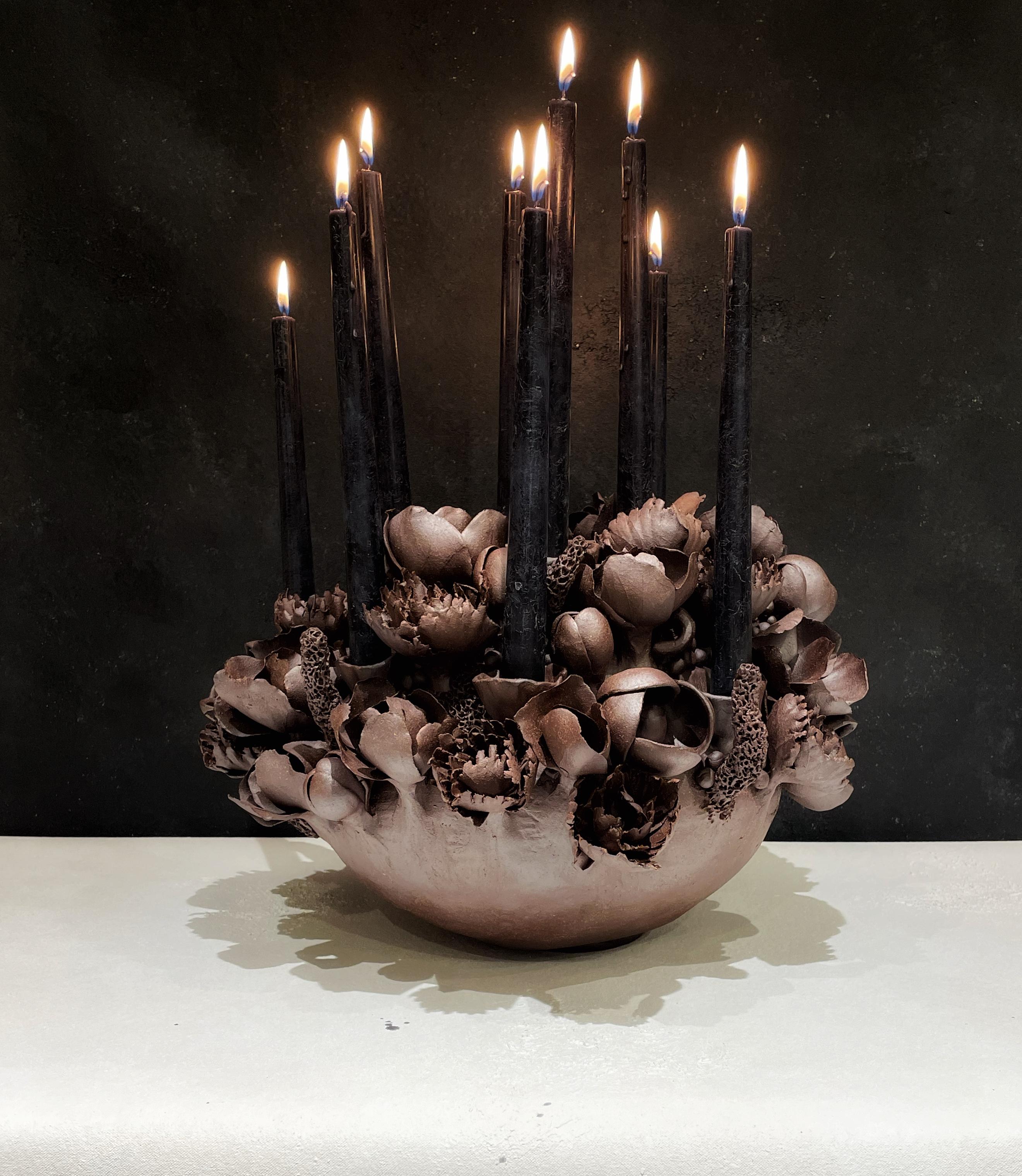 Dear You Ceramics is a Brooklyn based ceramic studio specializing in creating sculptural, functional pieces inspired by nature's bloom.   

This once of a kind vase is handmade in 2023 with earthenware and fired with gaskiln.    

Dear You pieces