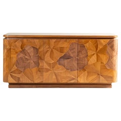 Bloom Marquetry Bar Credenza