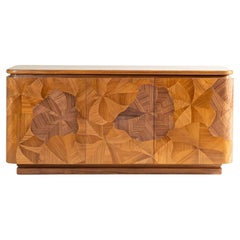 Bloom Marquetry Bar Credenza