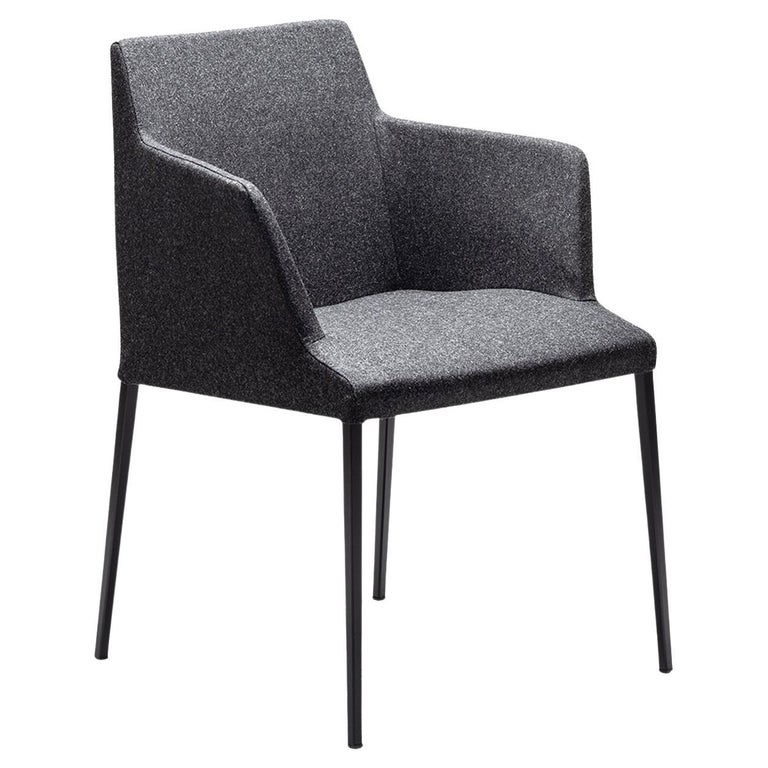 Bloom MP Gray Chair by Dario Delpin For Sale
