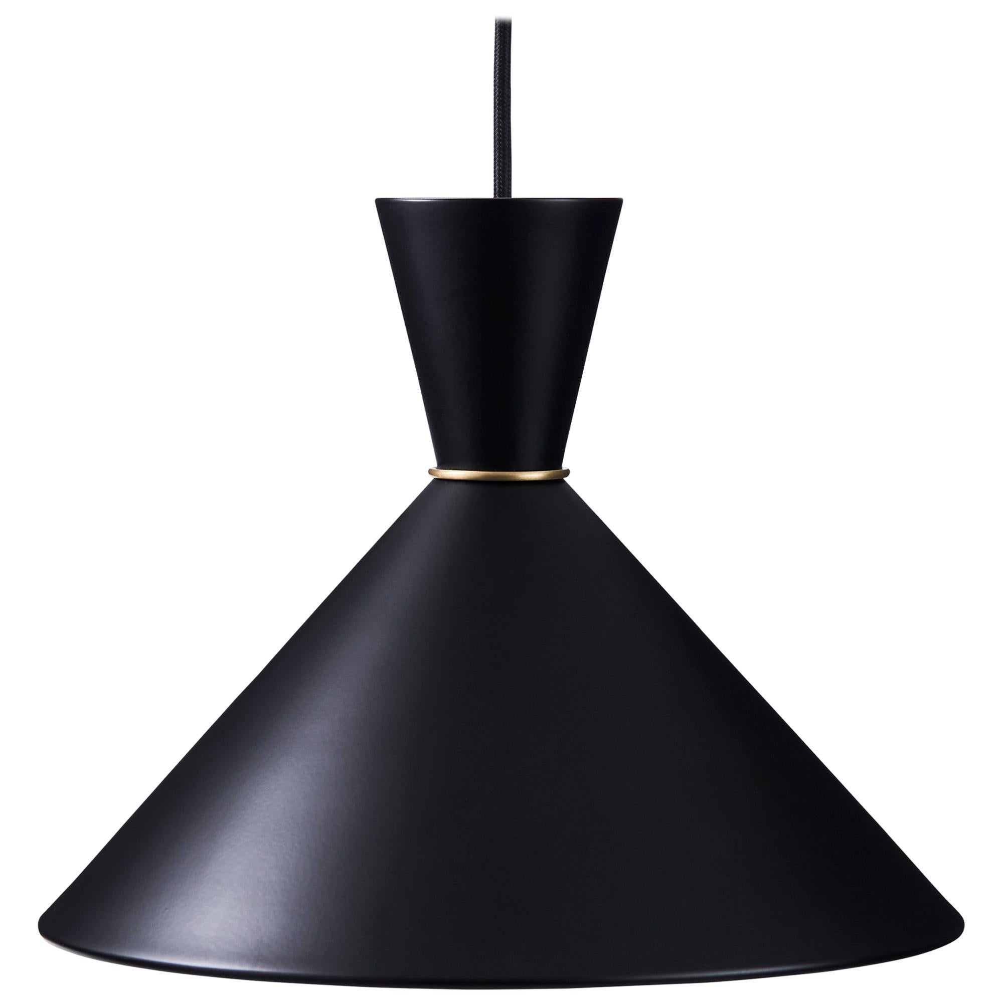 For Sale: Black Bloom Pendant Lamp, by Svend Aage Holm Sorensen from Warm Nordic