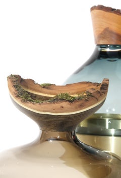 Bloom Stacking Black Vessel by Pia Wüstenberg